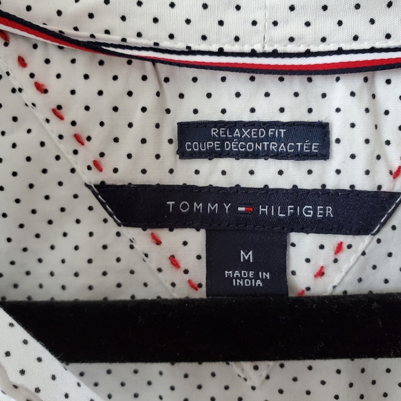 Tommy Hilfiger Women Polka Dot Top Size M - Picture 4 of 5